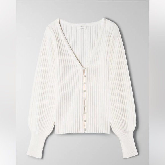 Wilfred pearl cardigan white xs - Picture 1 of 7